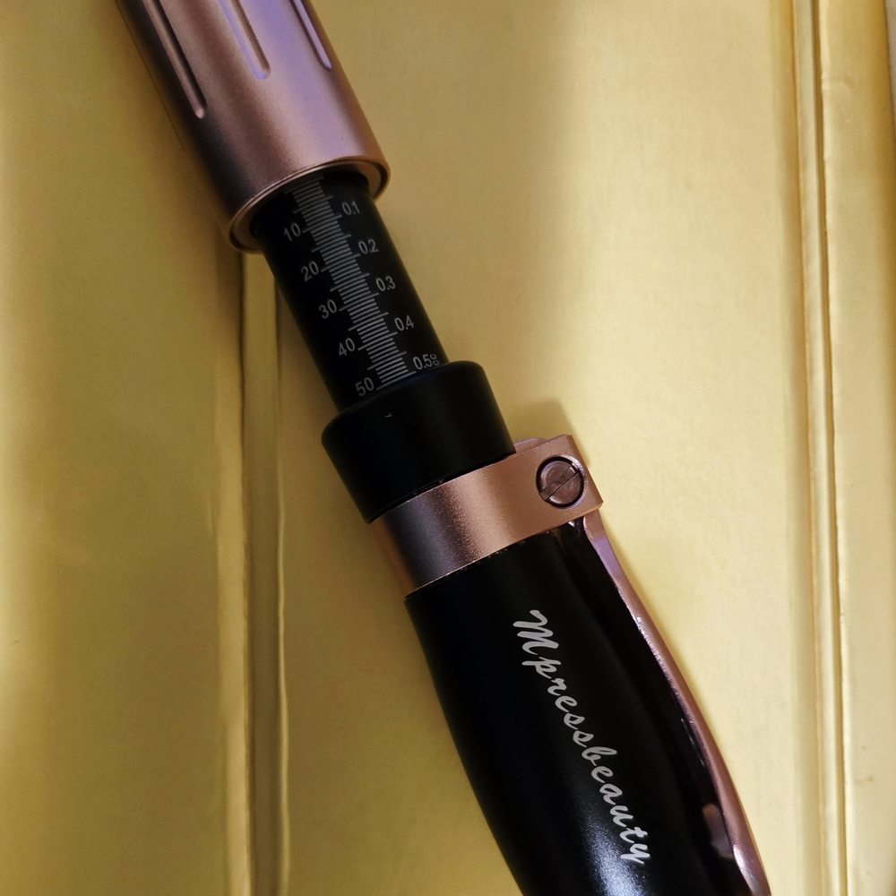 Black and Rose Gold Hyaluron Pen for Lip Augmentation/Volume